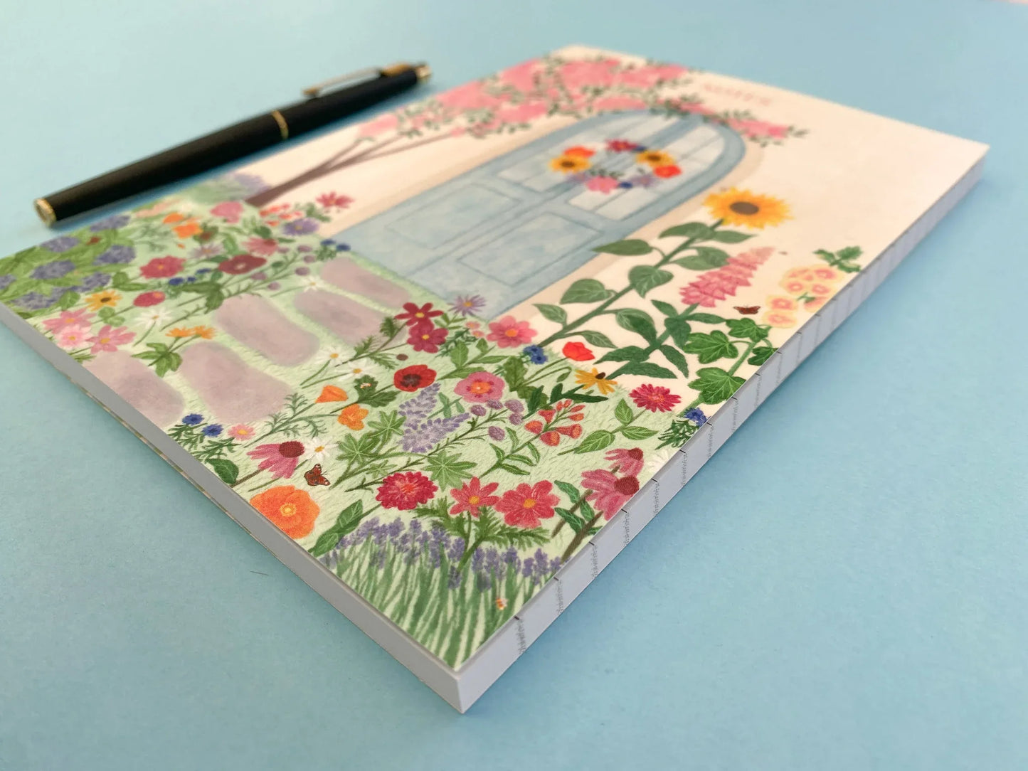 Summer door A5 Notebook - Sofia Papa Designs