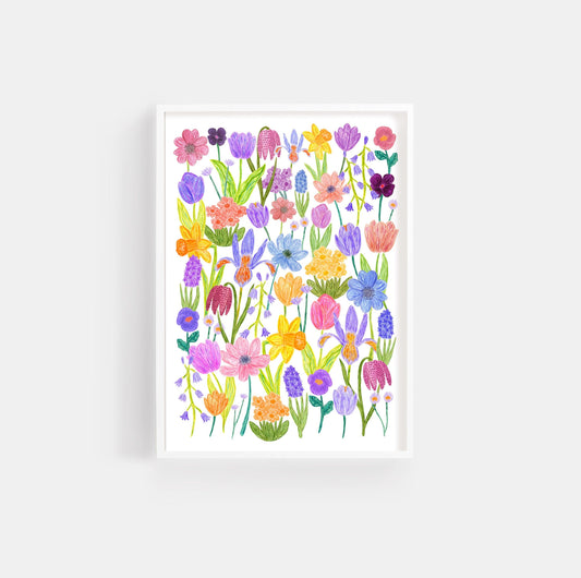 Spring meadow print - Sofia Papa Designs