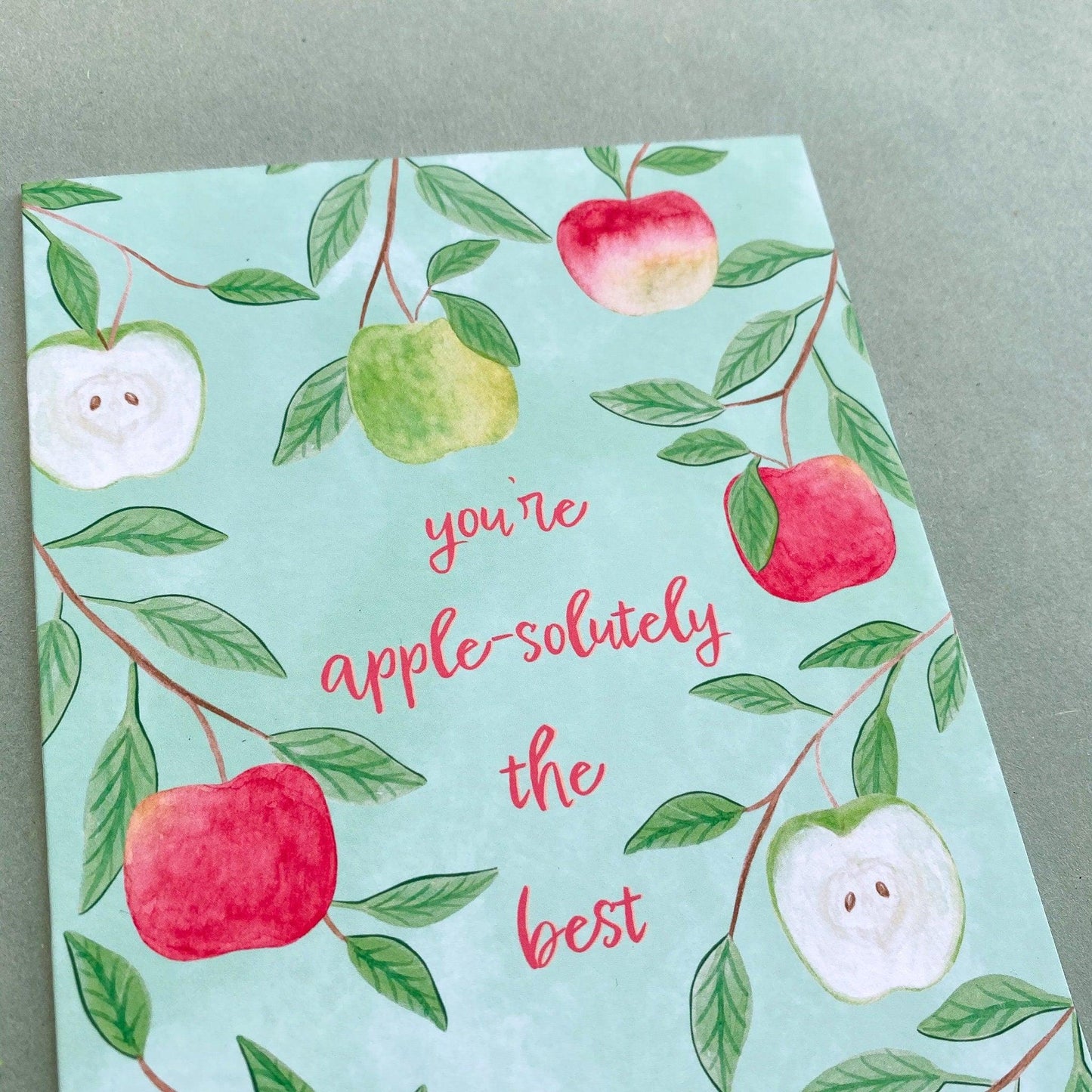 You’re apple-solutely the best card - Sofia Papa Designs