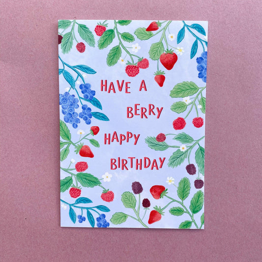 Happy birthday fruity card pack - Sofia Papa Designs