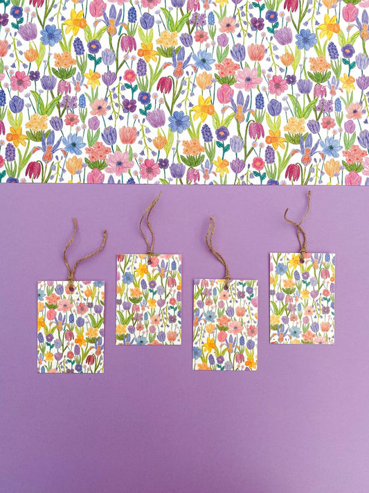 Plantable seed floral gift tags - Sofia Papa Designs