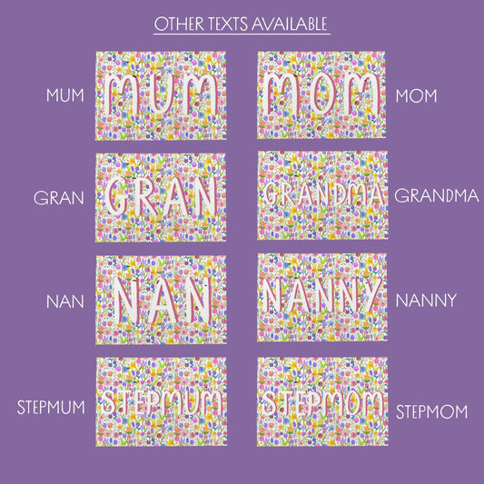 Plantable spring floral Mother's day card - Sofia Papa Designs