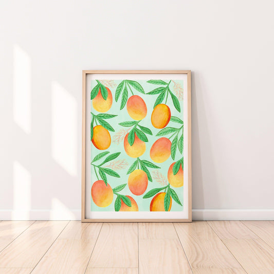 Mango art print - Sofia Papa Designs