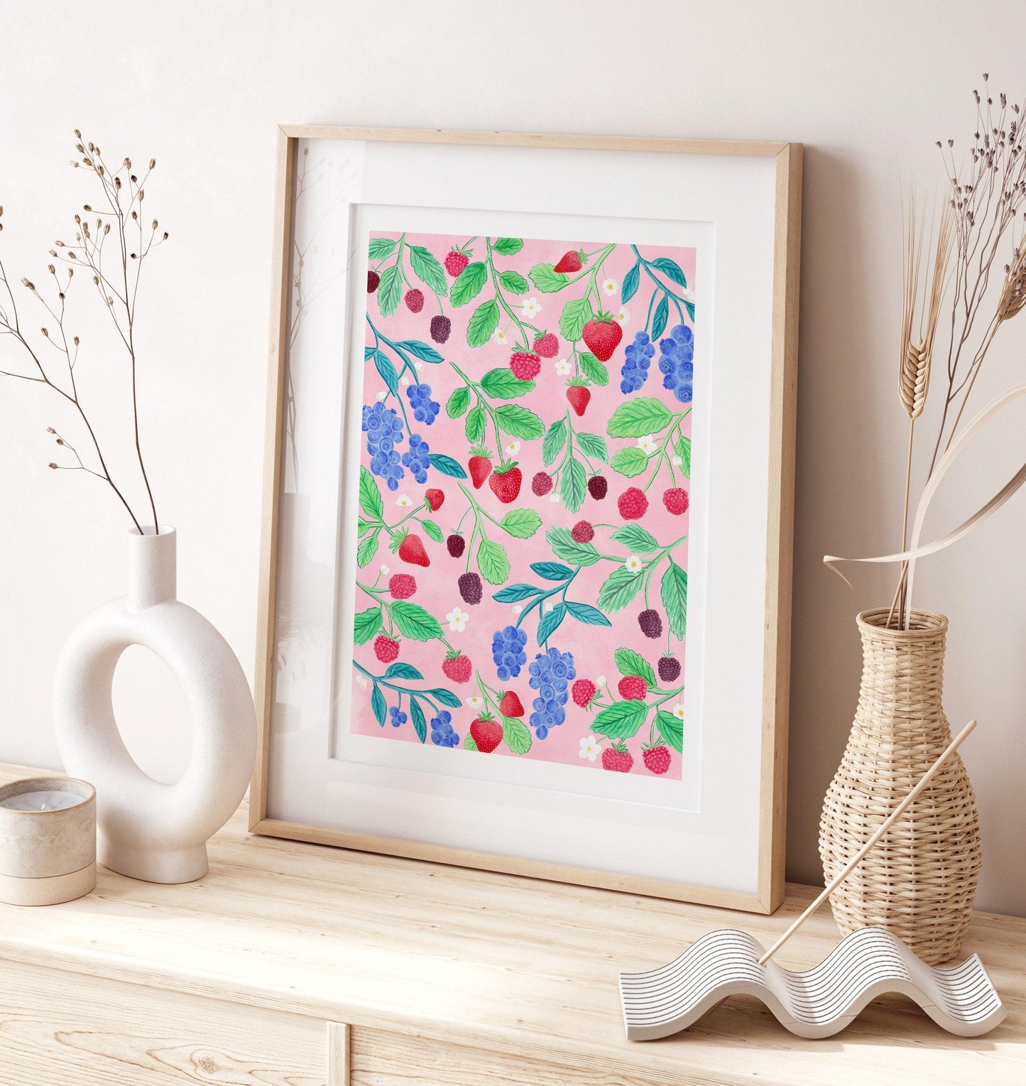 Berries art print - Sofia Papa Designs
