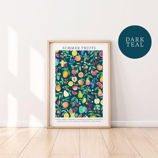Summer fruits art print - Sofia Papa Designs