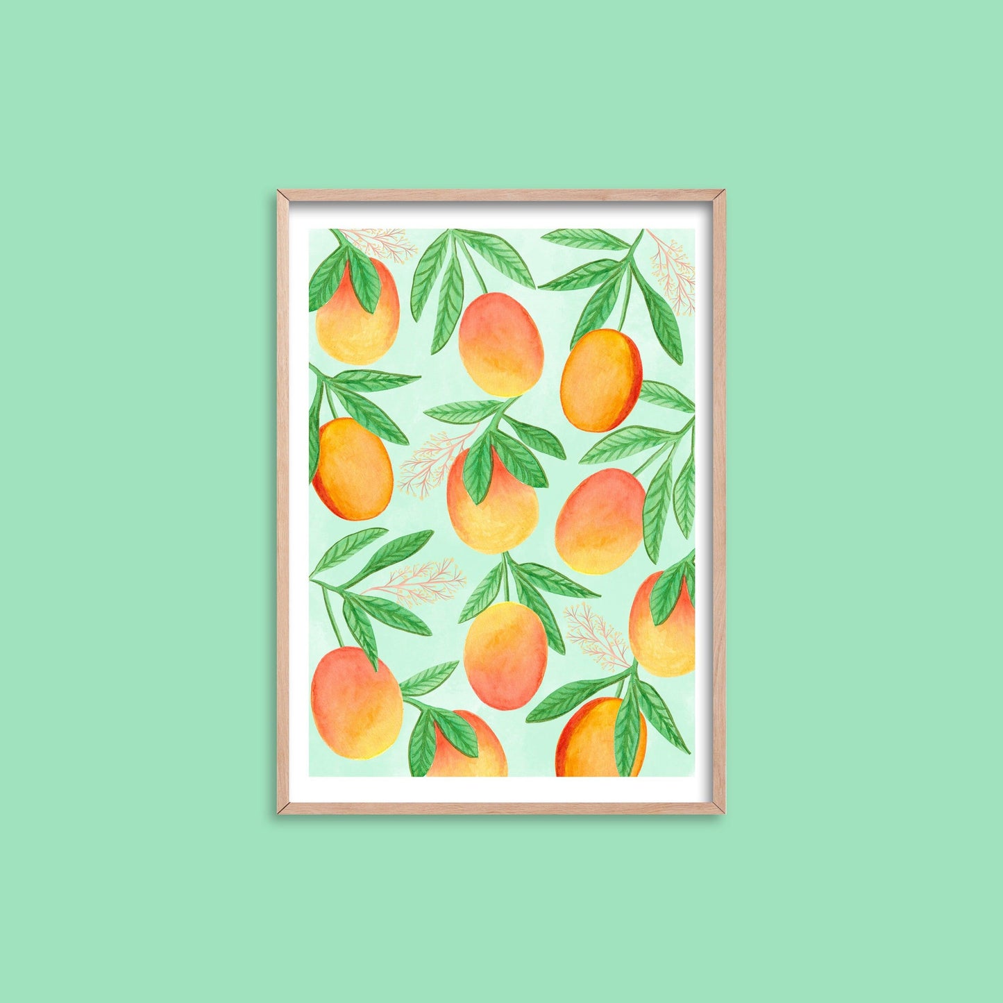 Mango art print - Sofia Papa Designs