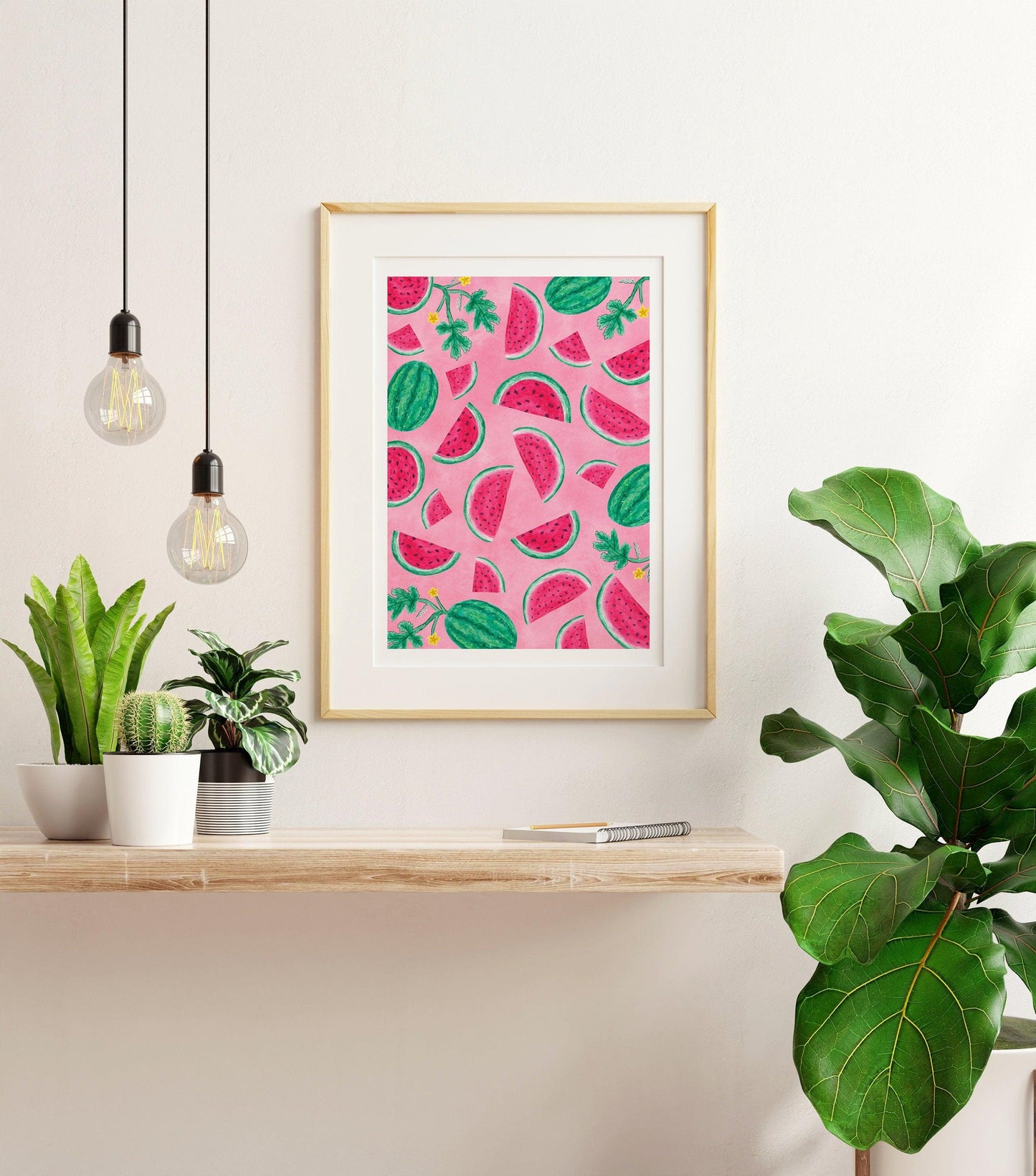 Watermelon art print - Sofia Papa Designs