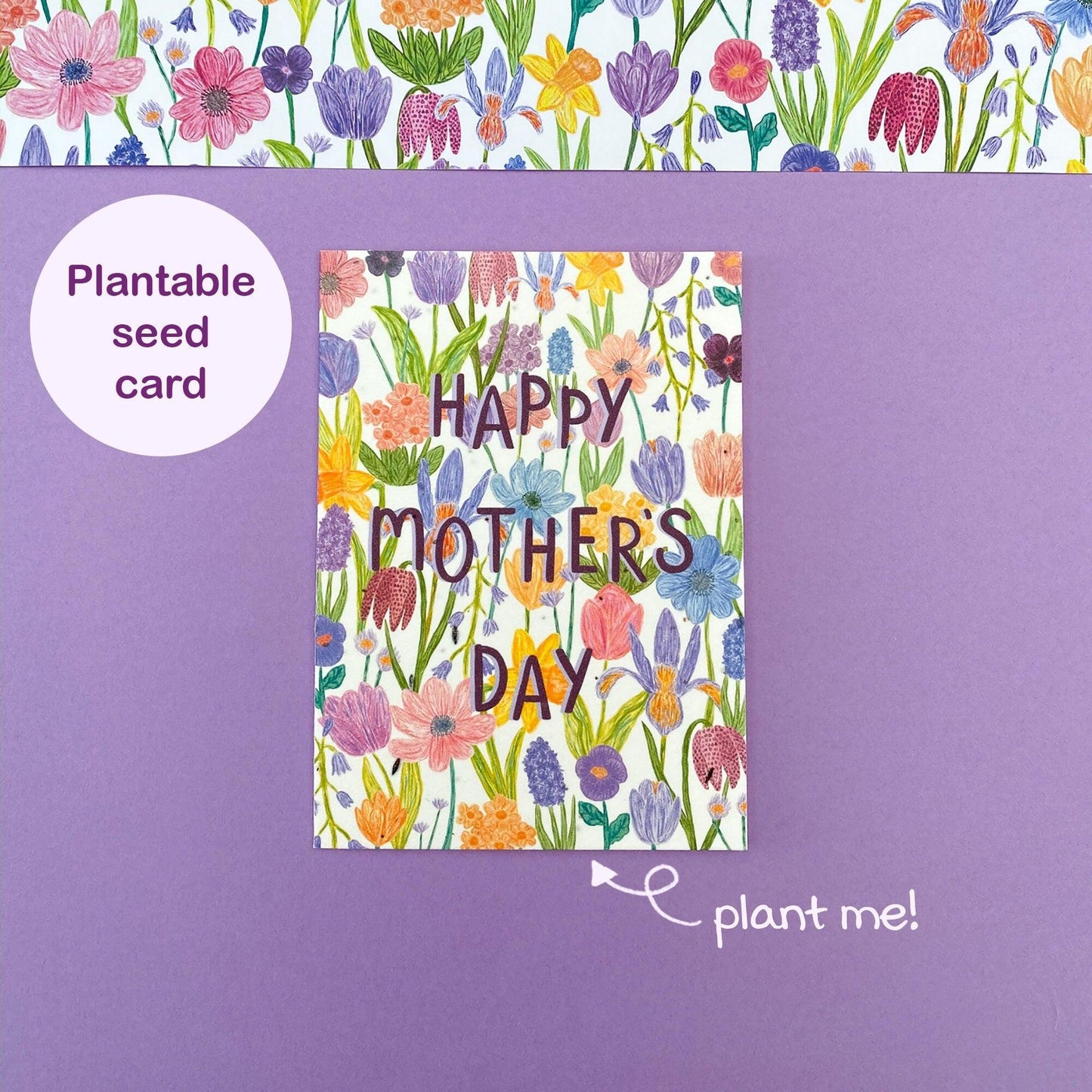 Plantable Mother's day card - Sofia Papa Designs