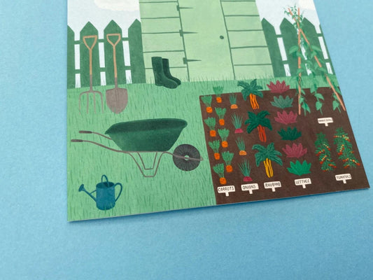 Happy Birthday garden card - Sofia Papa Designs