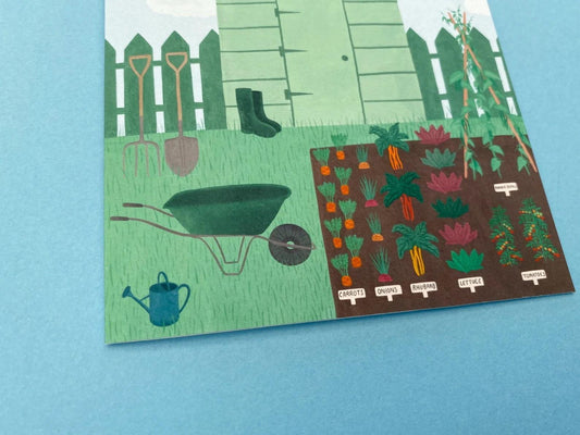 Happy Birthday garden card - Sofia Papa Designs
