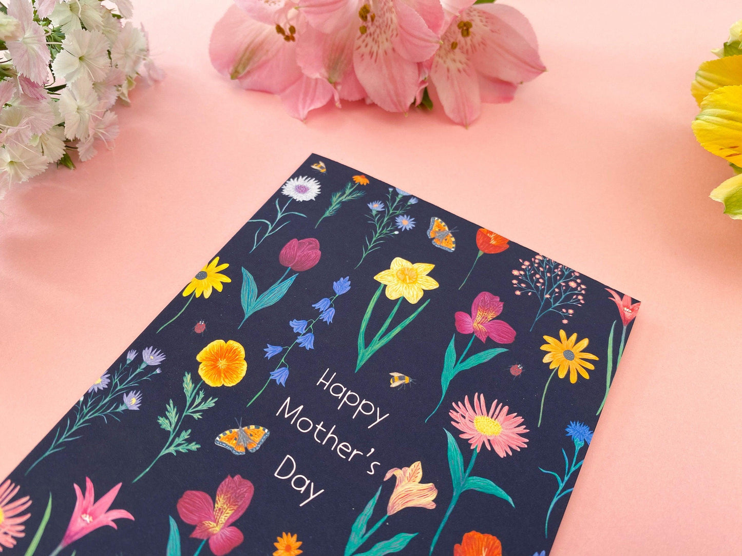 Floral Mother's day card - Sofia Papa Designs