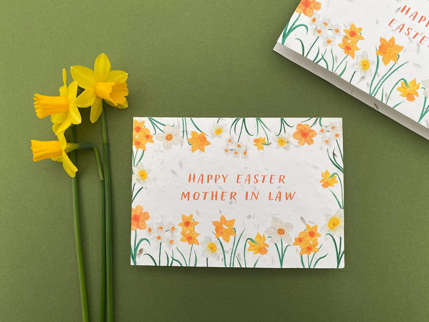 Personalised plantable Happy Easter card - Sofia Papa Designs