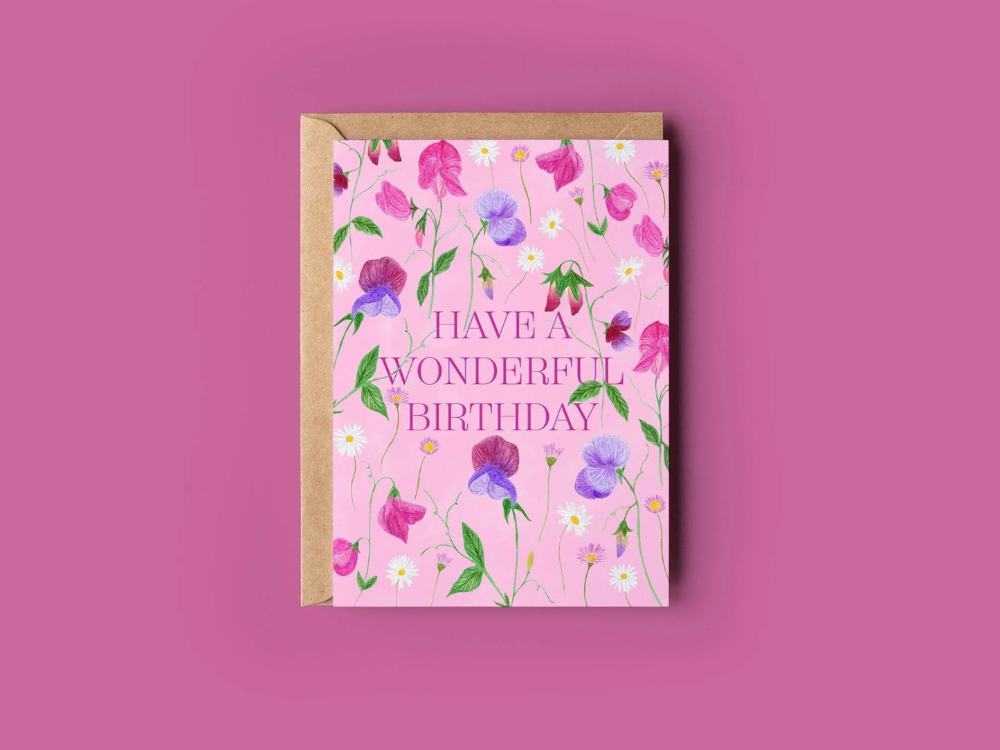 Have a wonderful birthday greeting card - Sofia Papa Designs