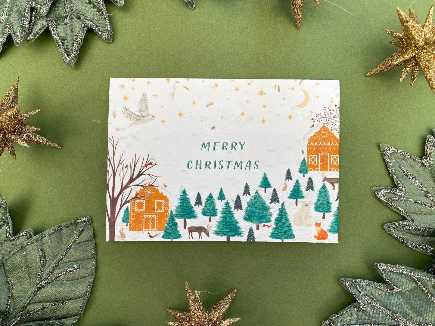 Personalised plantable Christmas card - Sofia Papa Designs