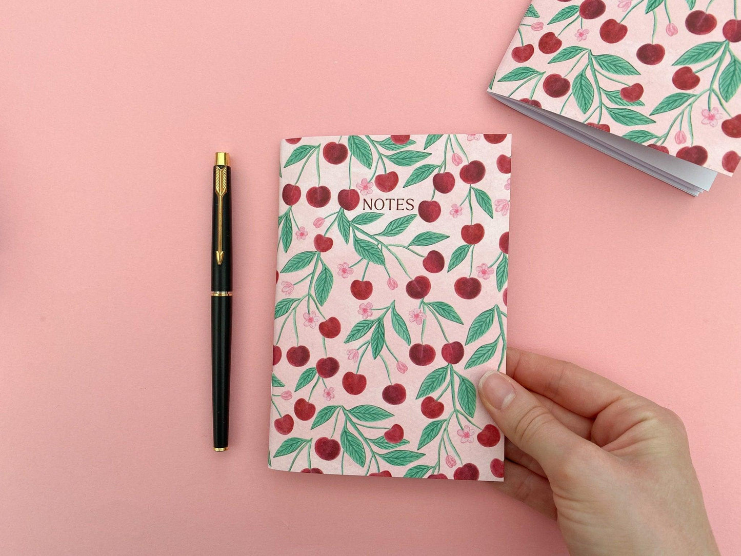 Cherry A6 Notebook - Sofia Papa Designs