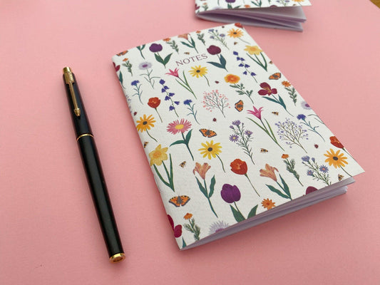 Floral A6 Notebook - Sofia Papa Designs