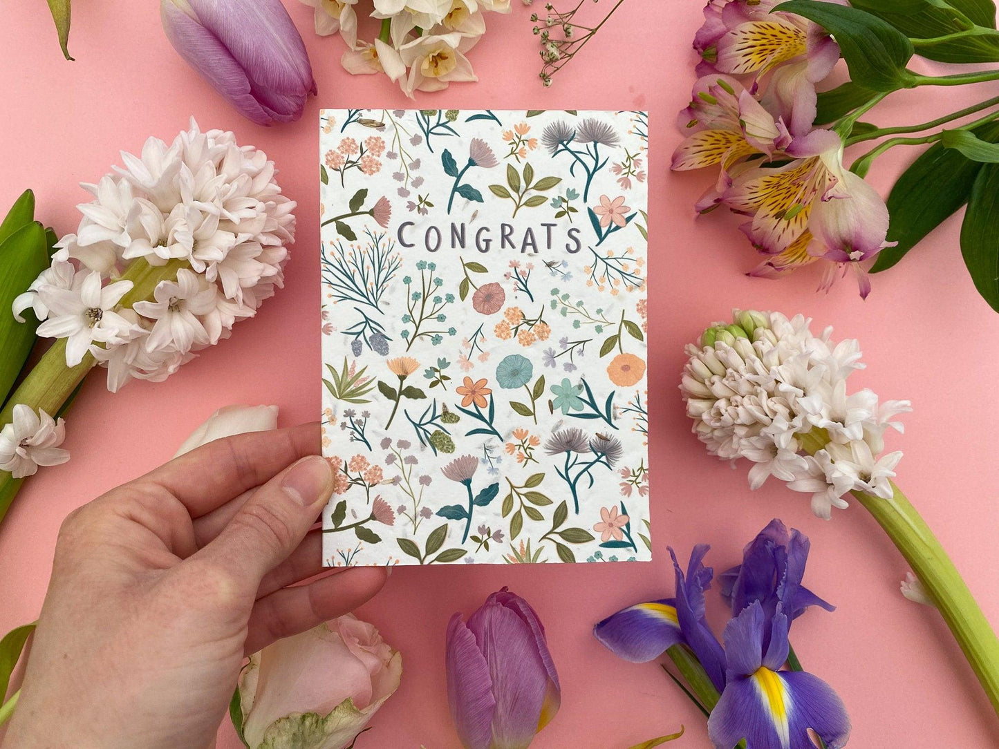 Plantable Congrats card - Sofia Papa Designs