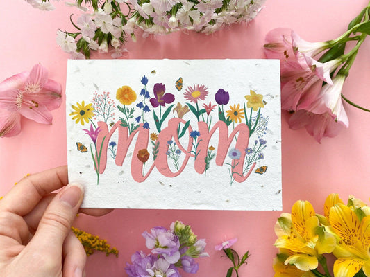 Plantable Mother's day card - Sofia Papa Designs