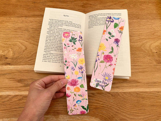Birth flowers bookmark - Sofia Papa Designs