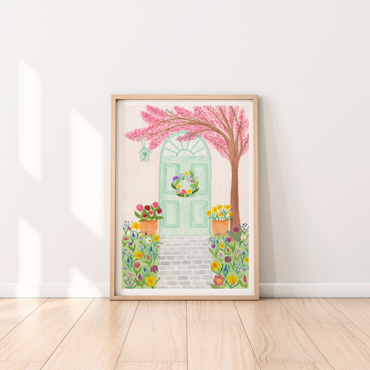 Spring door print