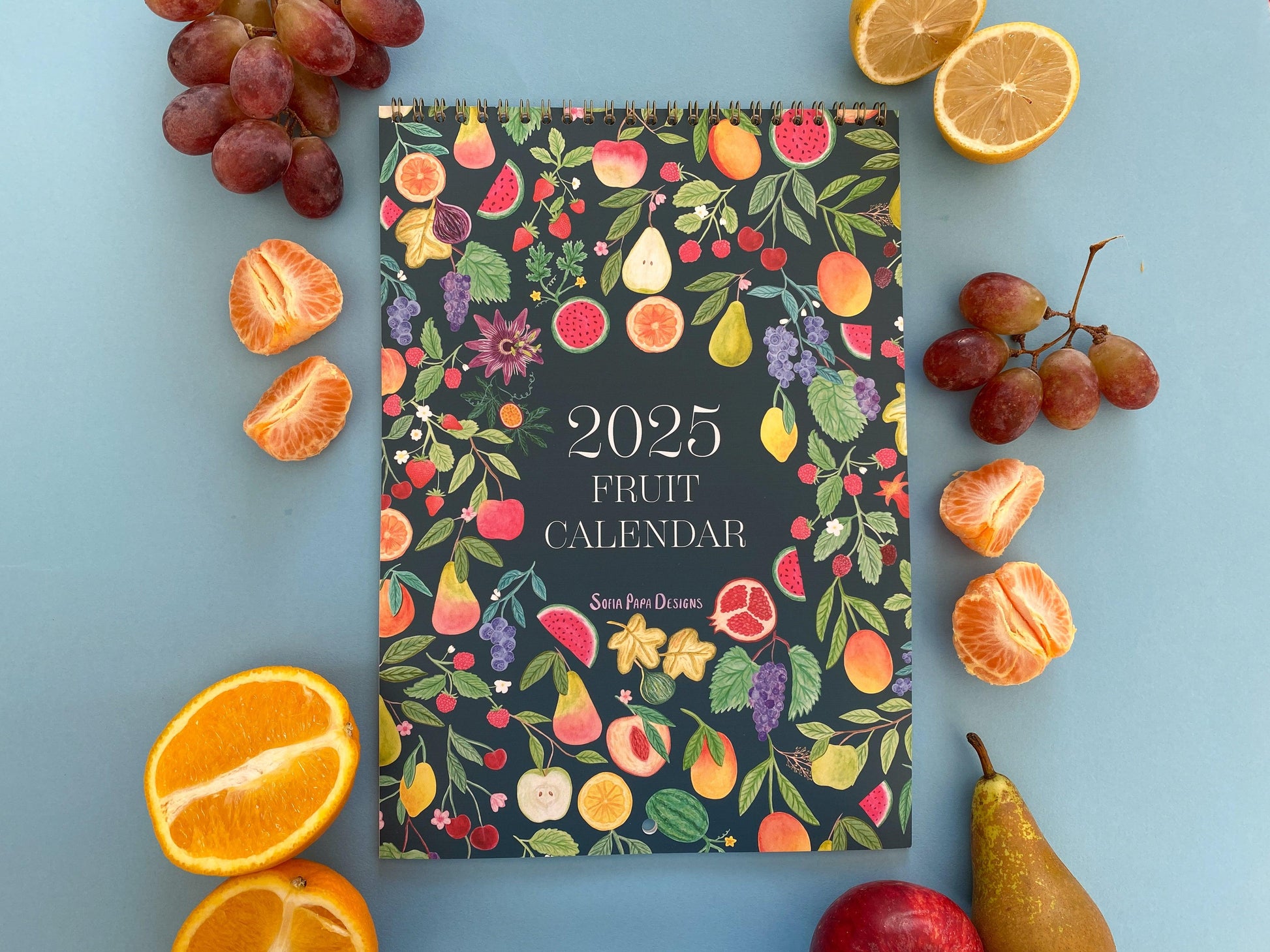 2025 Fruit calendar - Sofia Papa Designs