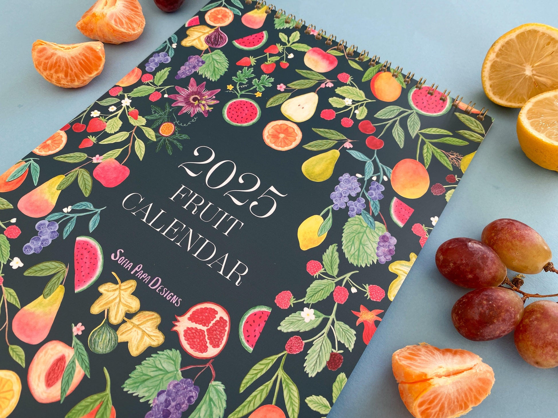 2025 Fruit calendar - Sofia Papa Designs