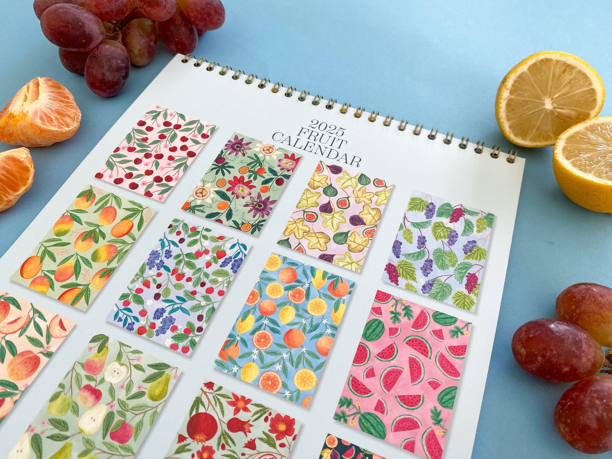 2025 Fruit calendar - Sofia Papa Designs