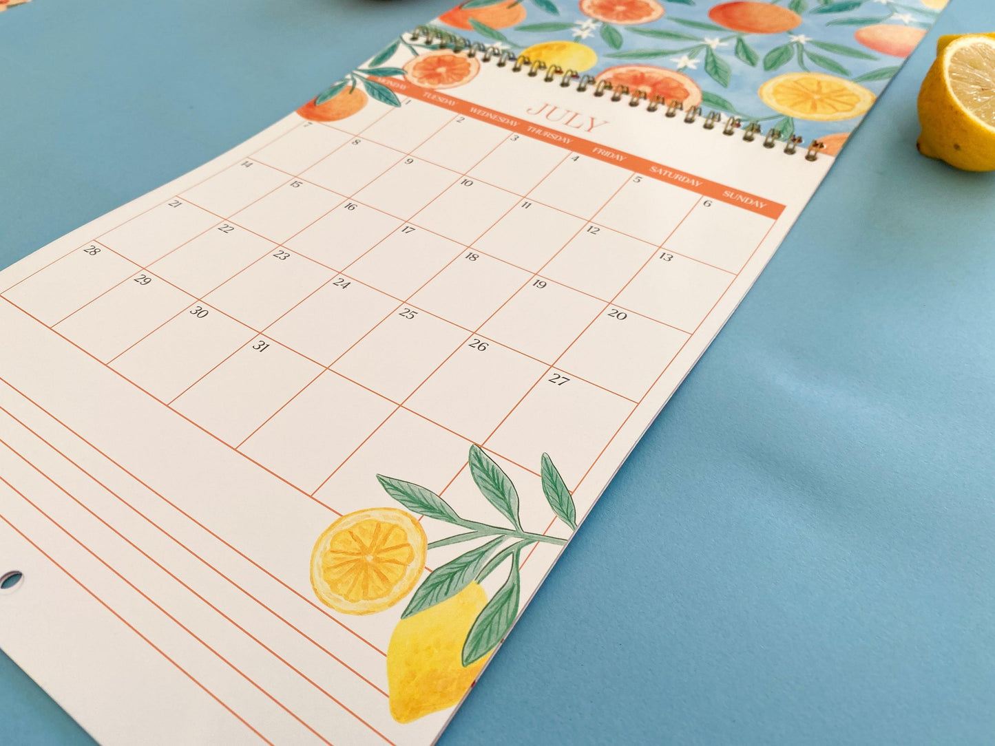 2025 Fruit calendar - Sofia Papa Designs