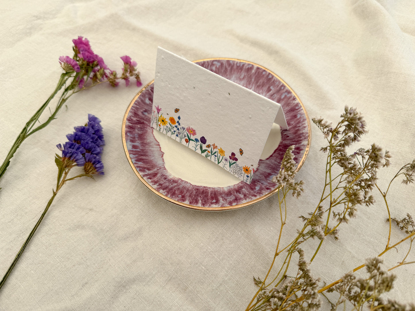Plantable Wedding Floral Place Cards
