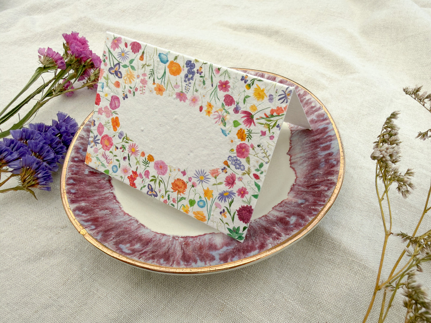 Plantable Wedding Floral Place Cards