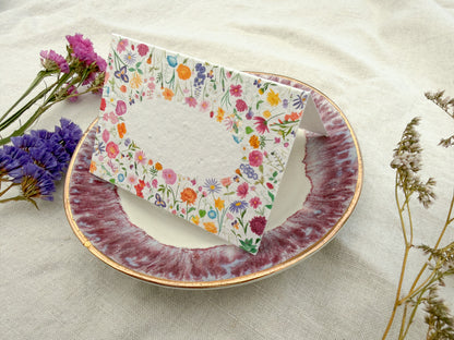 Plantable Wedding Floral Place Cards