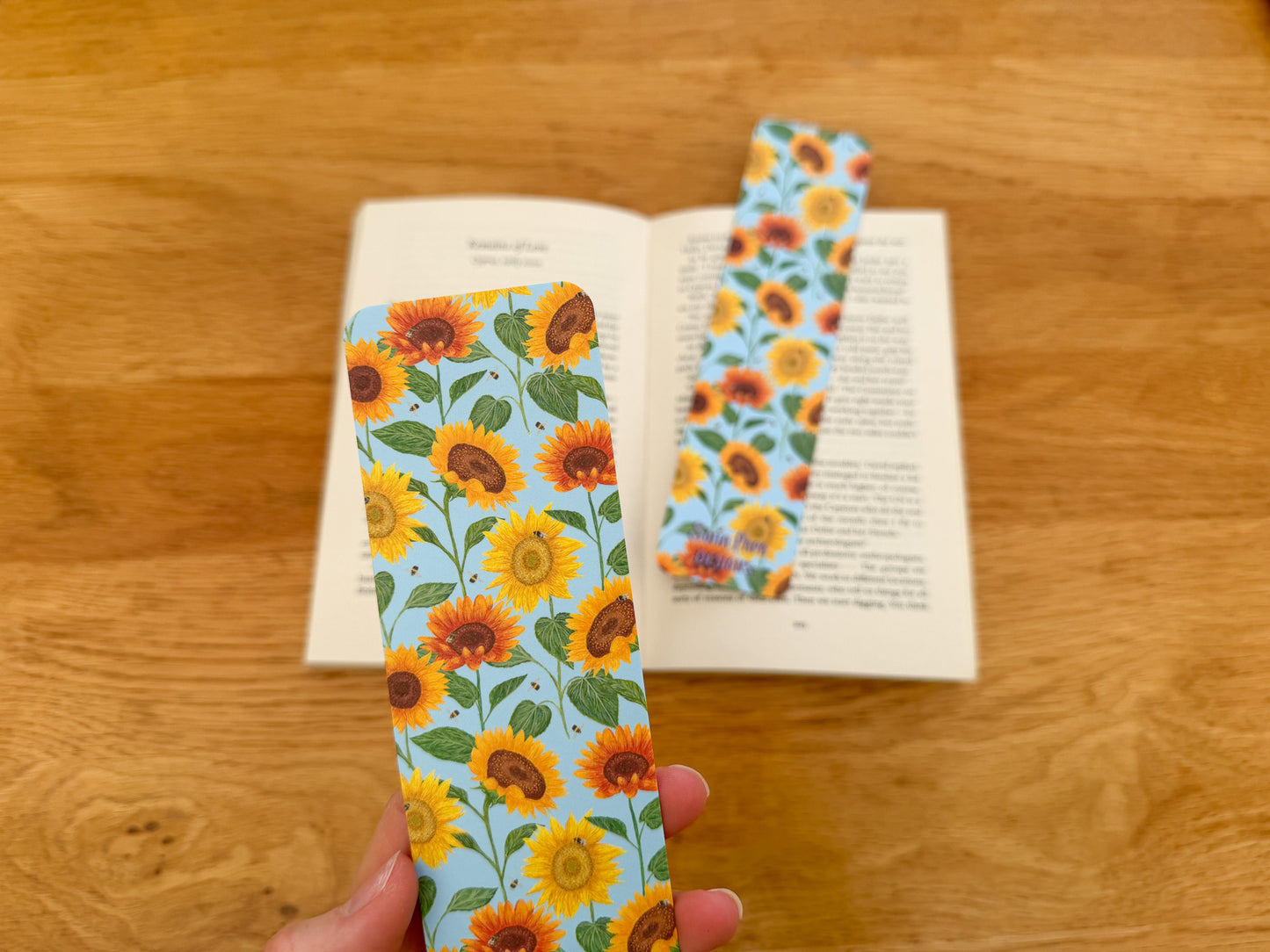 Sunflower bookmark