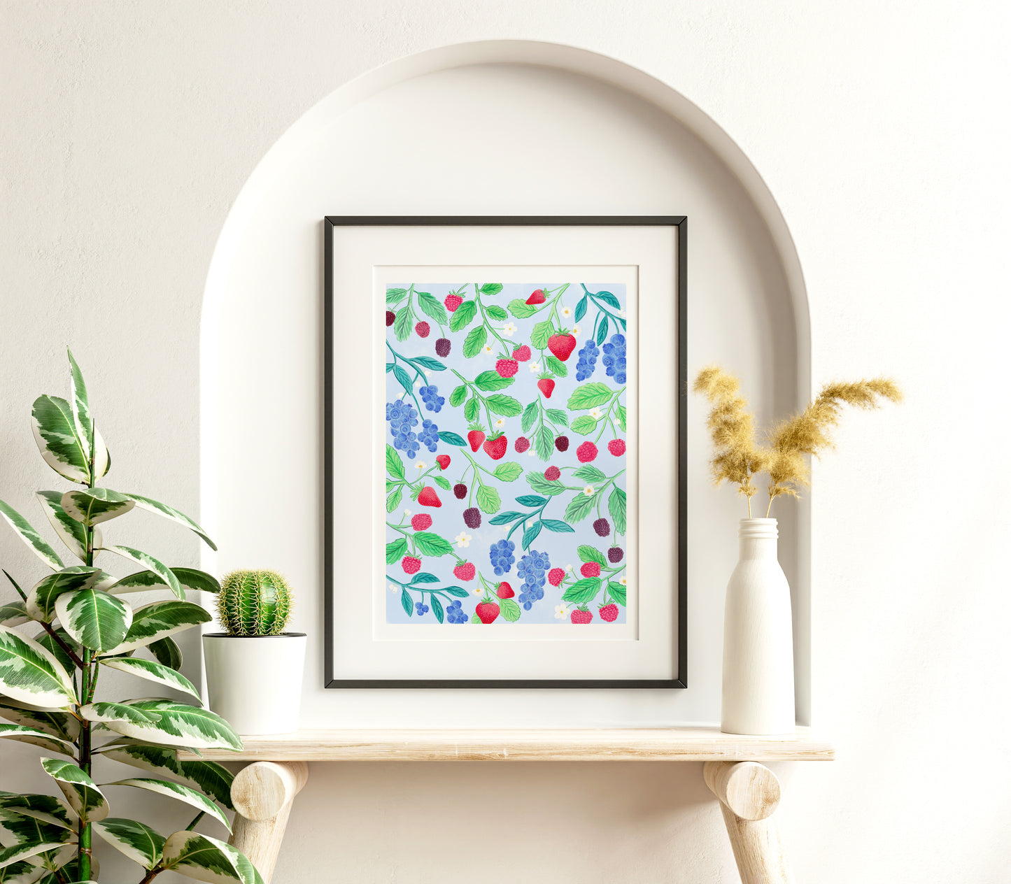 Berries art print