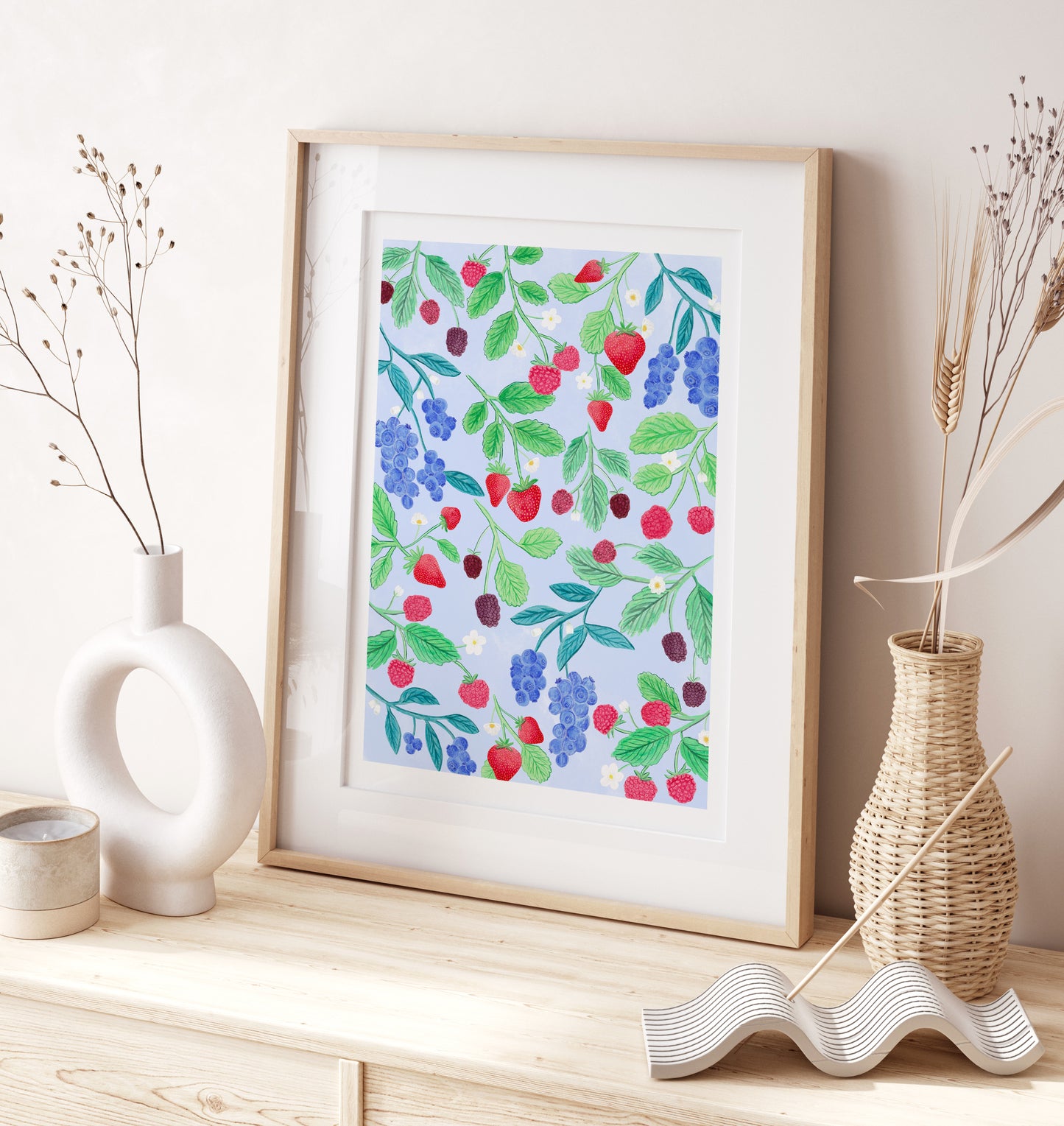 Berries art print
