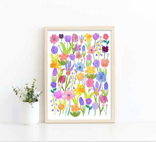 Spring meadow print - Sofia Papa Designs