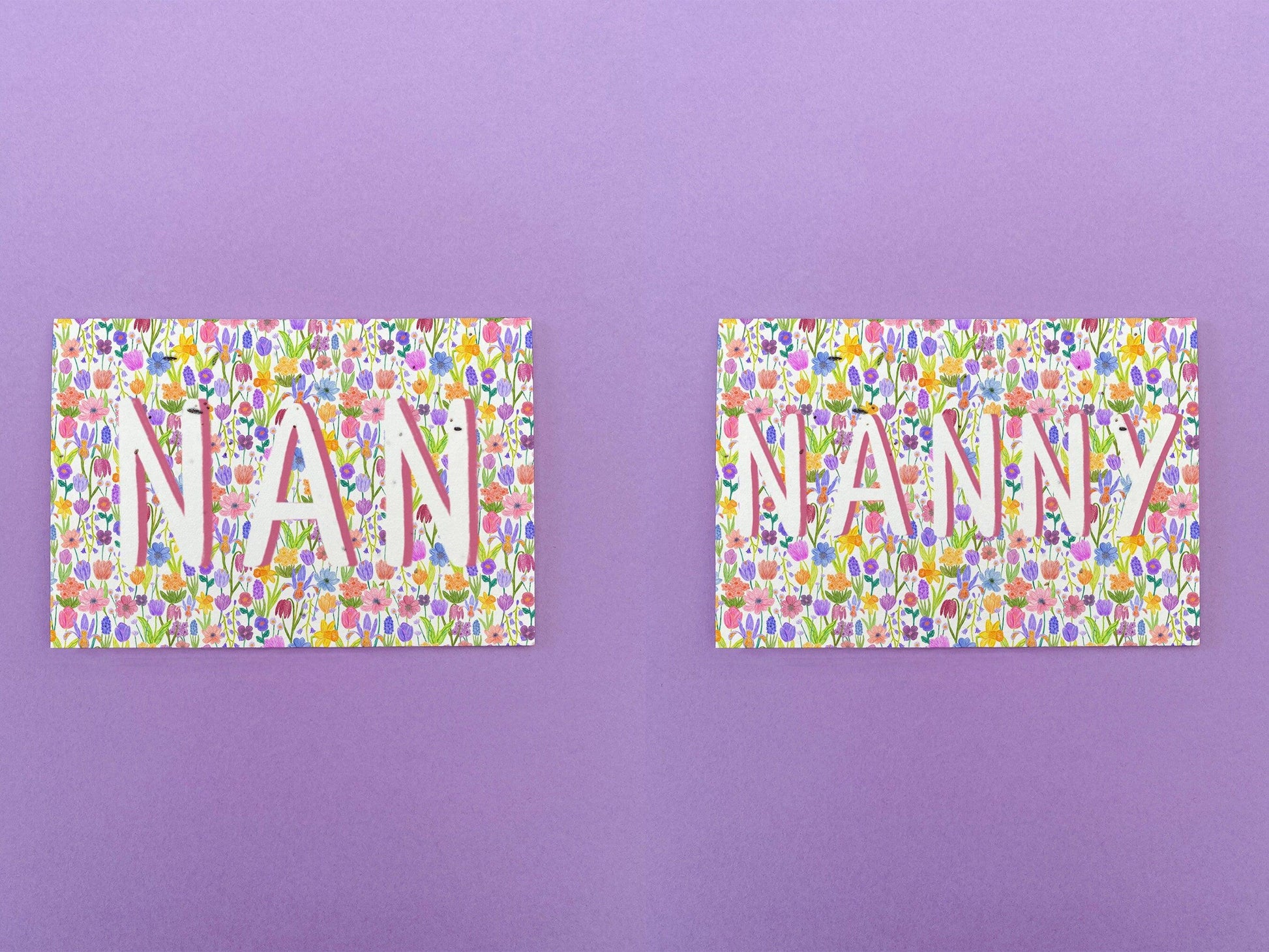 Plantable spring floral Mother's day card - Sofia Papa Designs