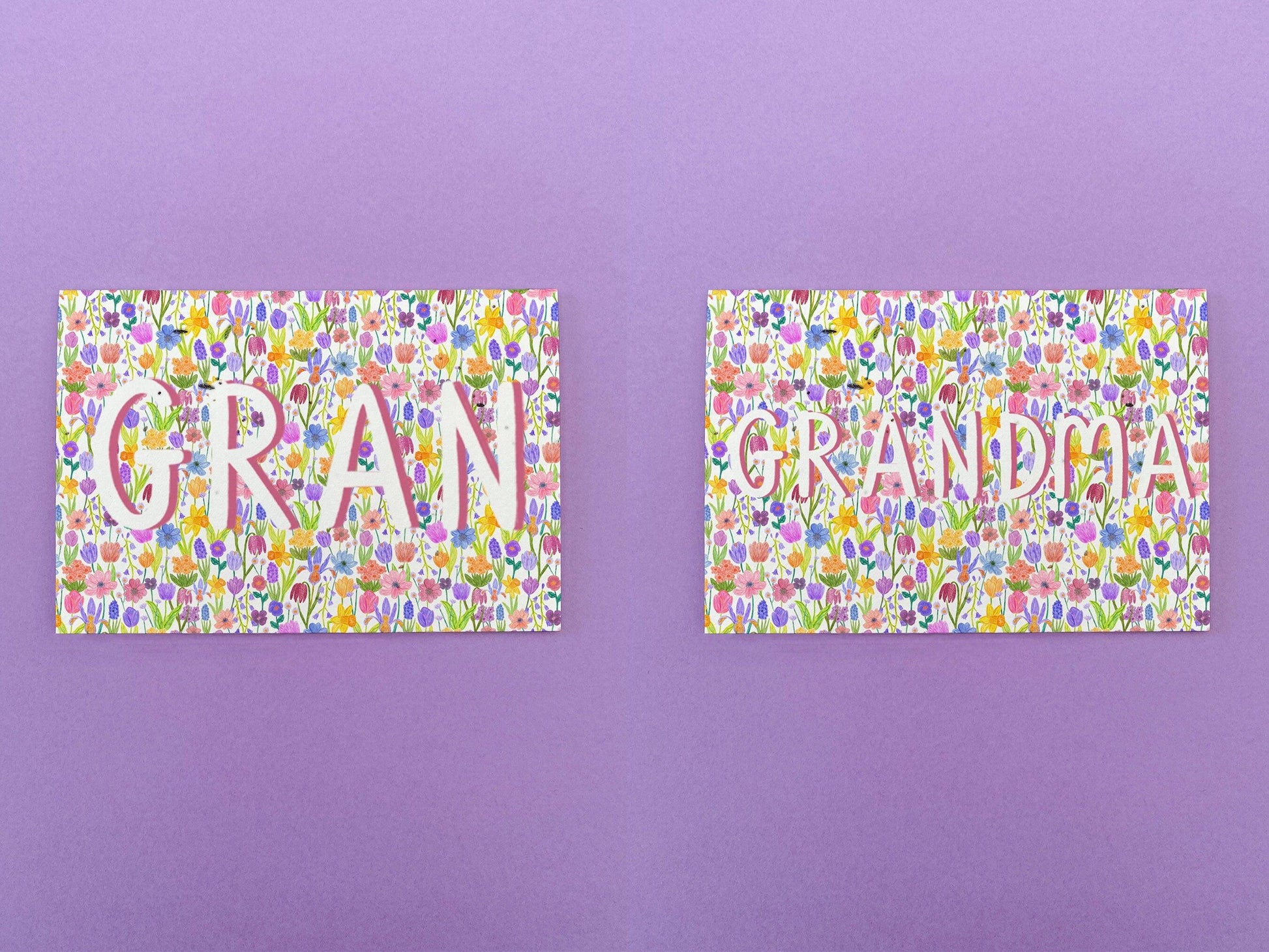 Plantable spring floral Mother's day card - Sofia Papa Designs