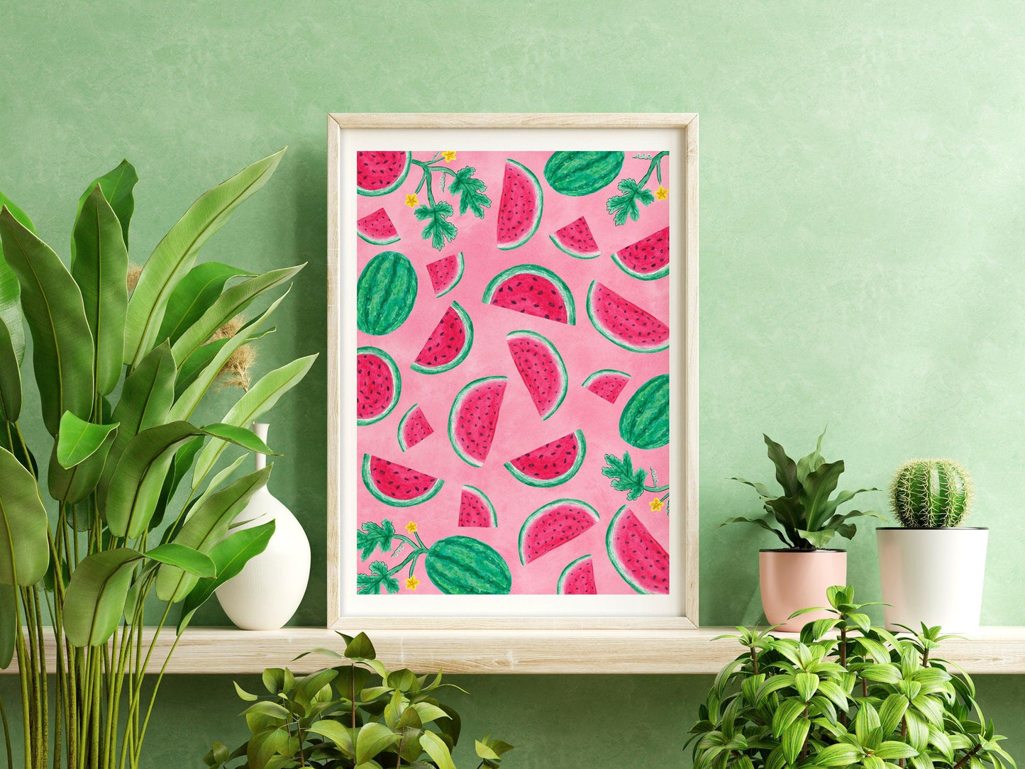 Watermelon art print - Sofia Papa Designs