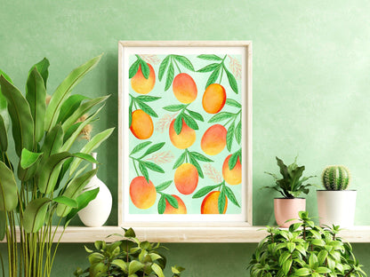 Mango art print - Sofia Papa Designs