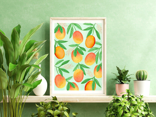 Mango art print - Sofia Papa Designs