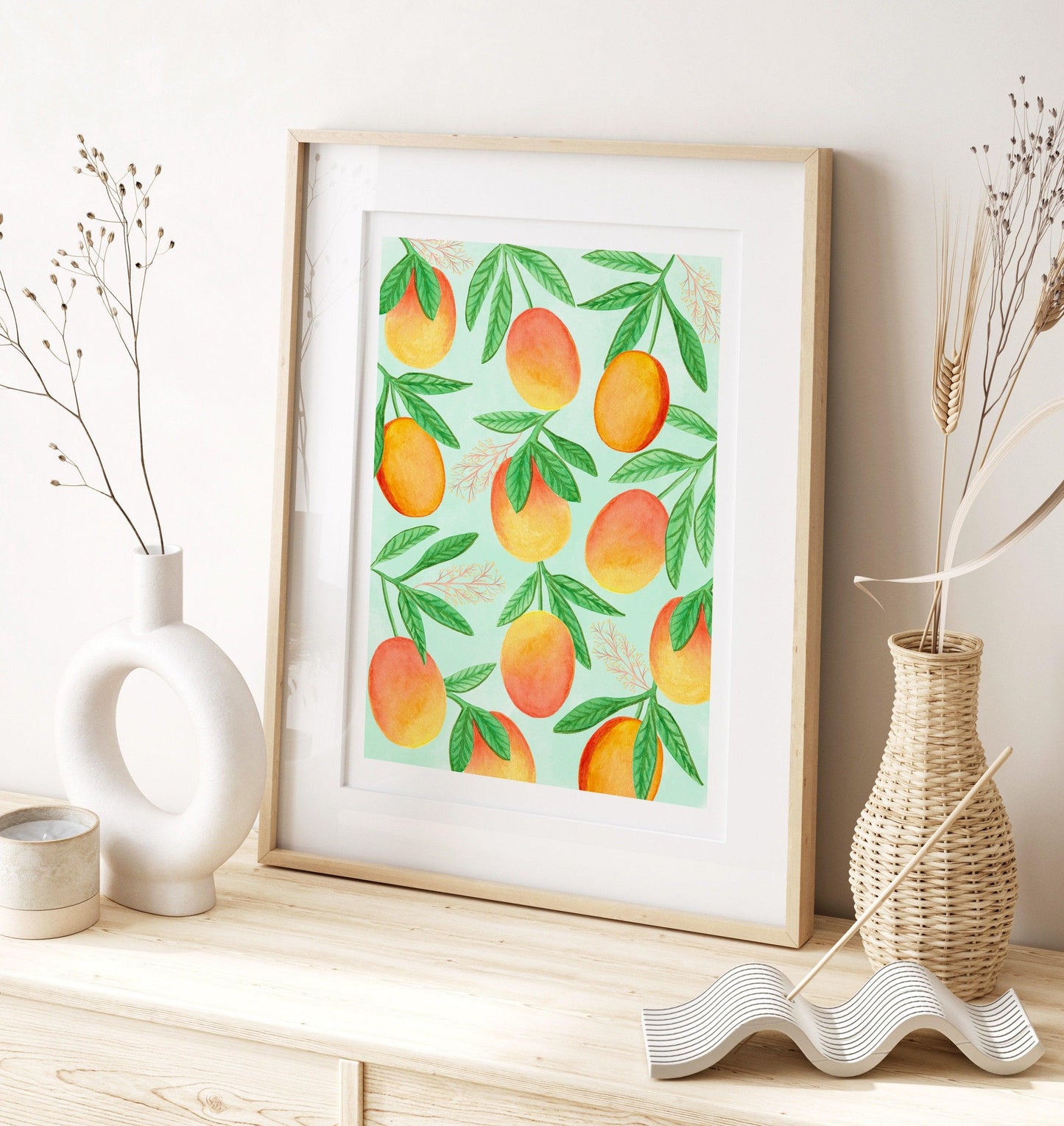 Mango art print - Sofia Papa Designs