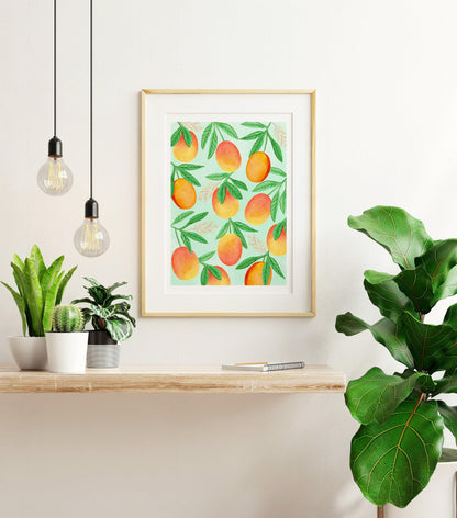 Mango art print - Sofia Papa Designs