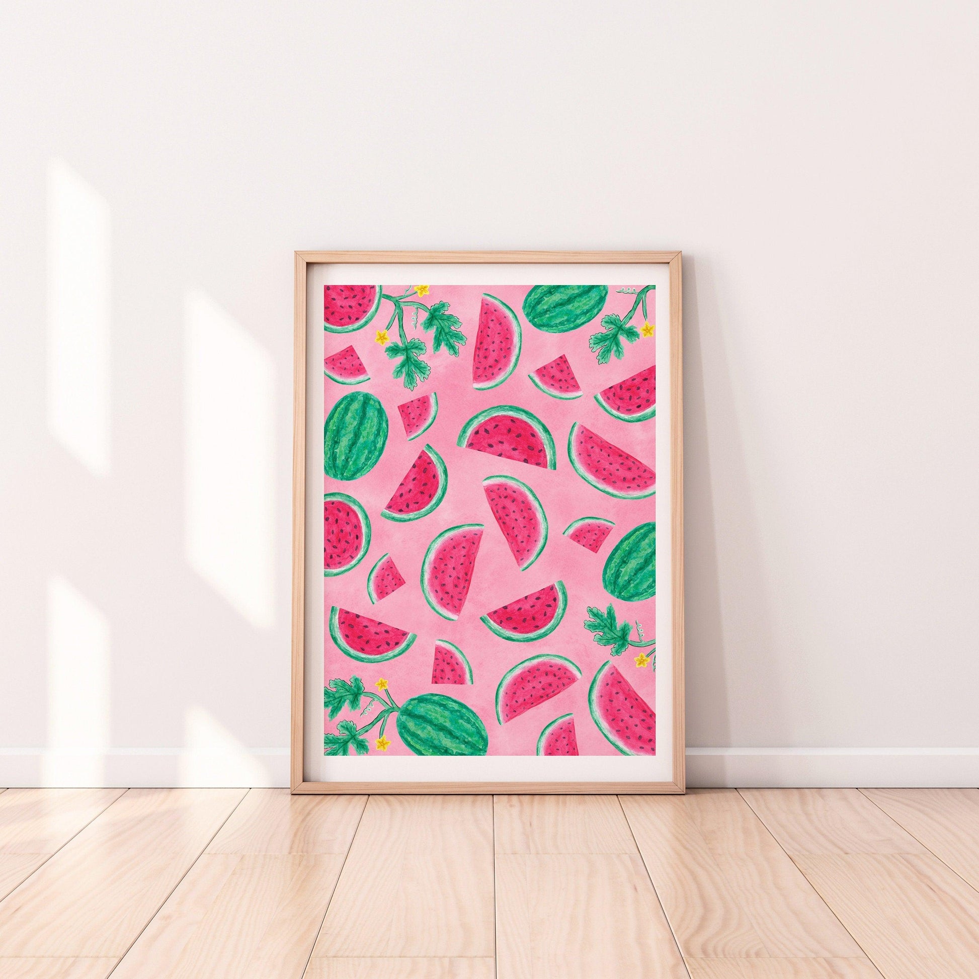Watermelon art print - Sofia Papa Designs
