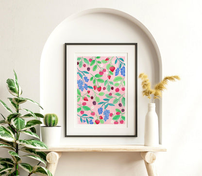 Berries art print - Sofia Papa Designs
