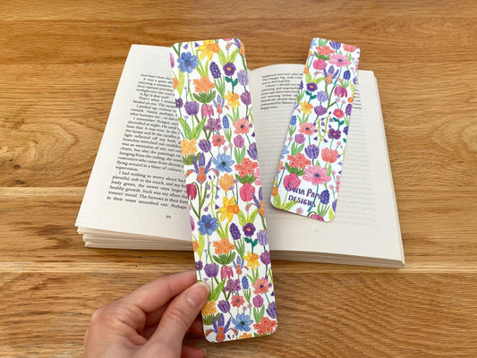 Floral bookmark - Sofia Papa Designs