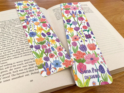 Floral bookmark - Sofia Papa Designs