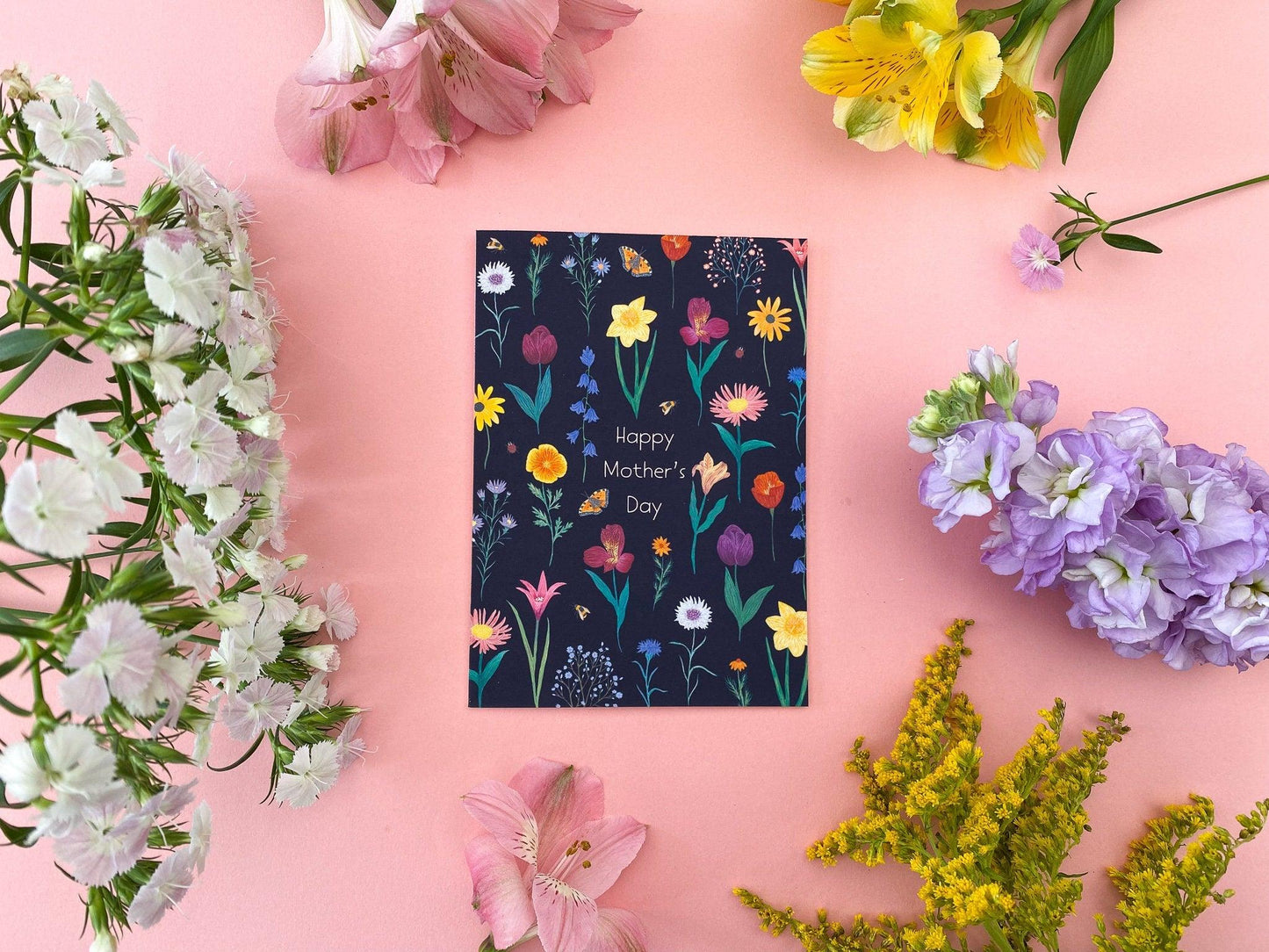 Floral Mother's day card - Sofia Papa Designs