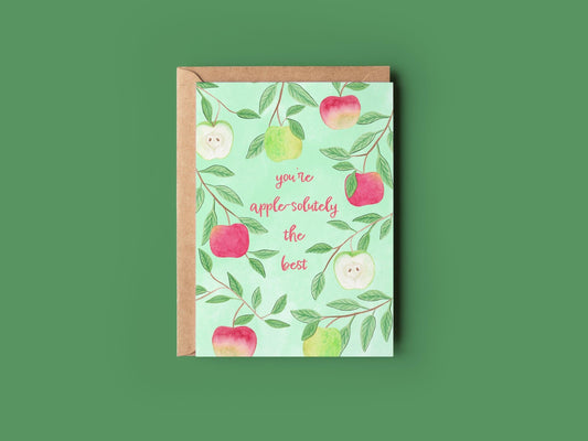 You’re apple-solutely the best card - Sofia Papa Designs