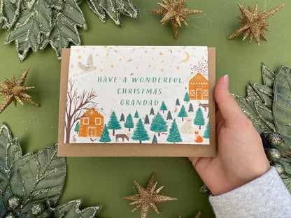 Personalised plantable Christmas card - Sofia Papa Designs