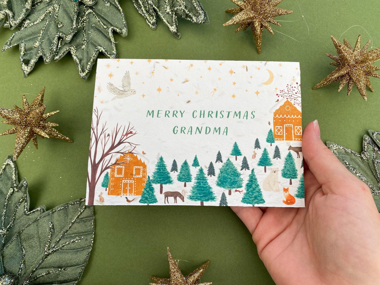 Personalised plantable Christmas card - Sofia Papa Designs